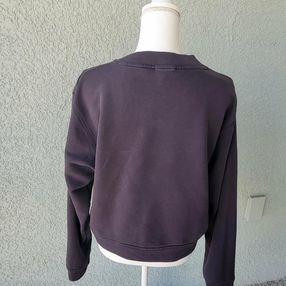 Women's Bkack Graphic Sweater - Picture 3 of 4